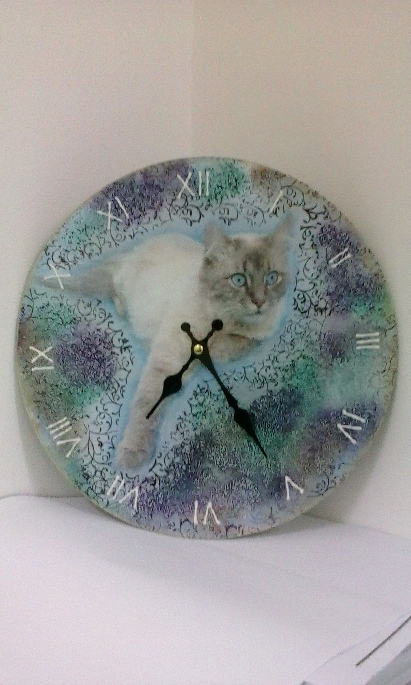 ceas de perete handmade