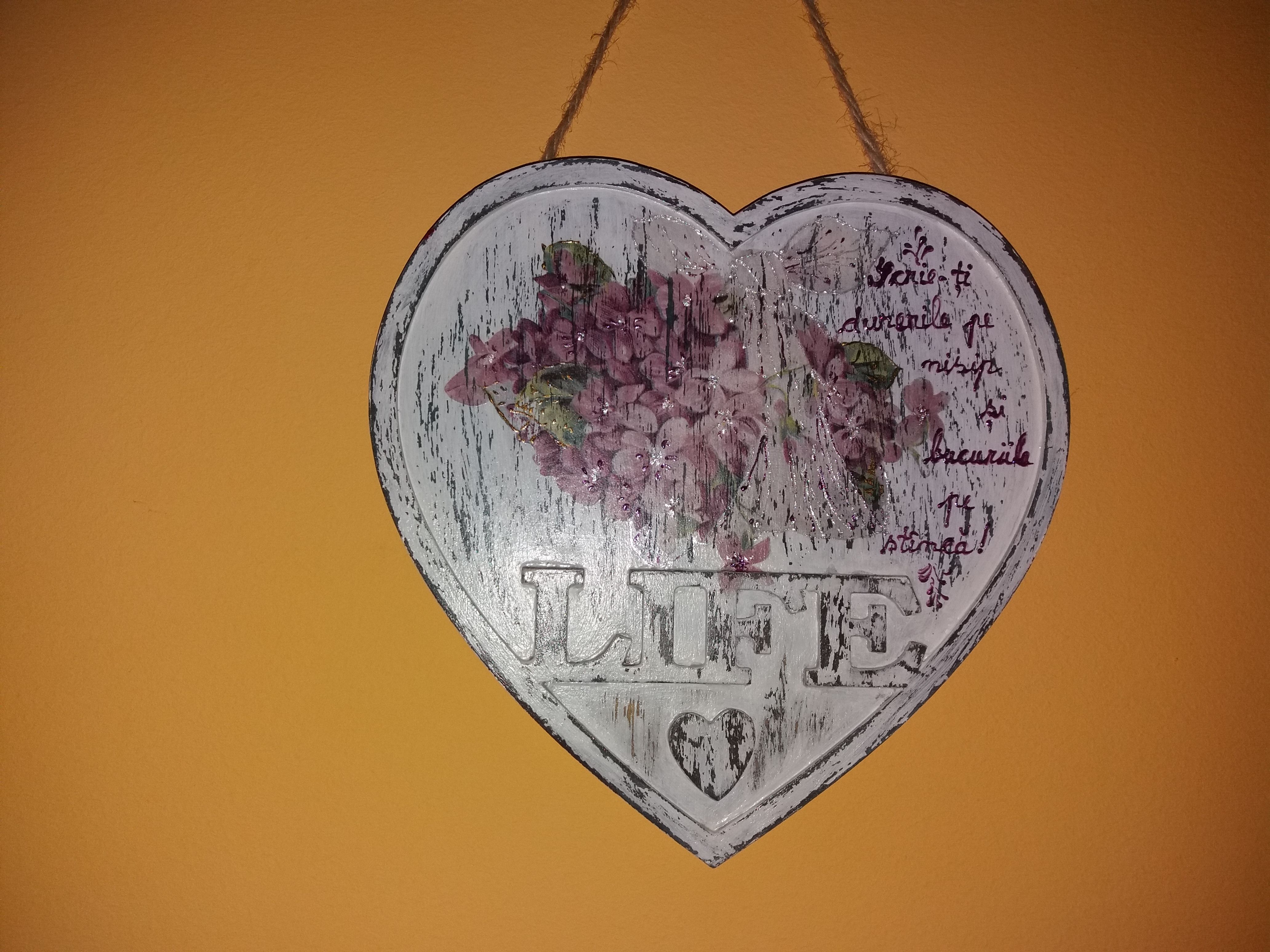 decoratiune vintage handmade unicat