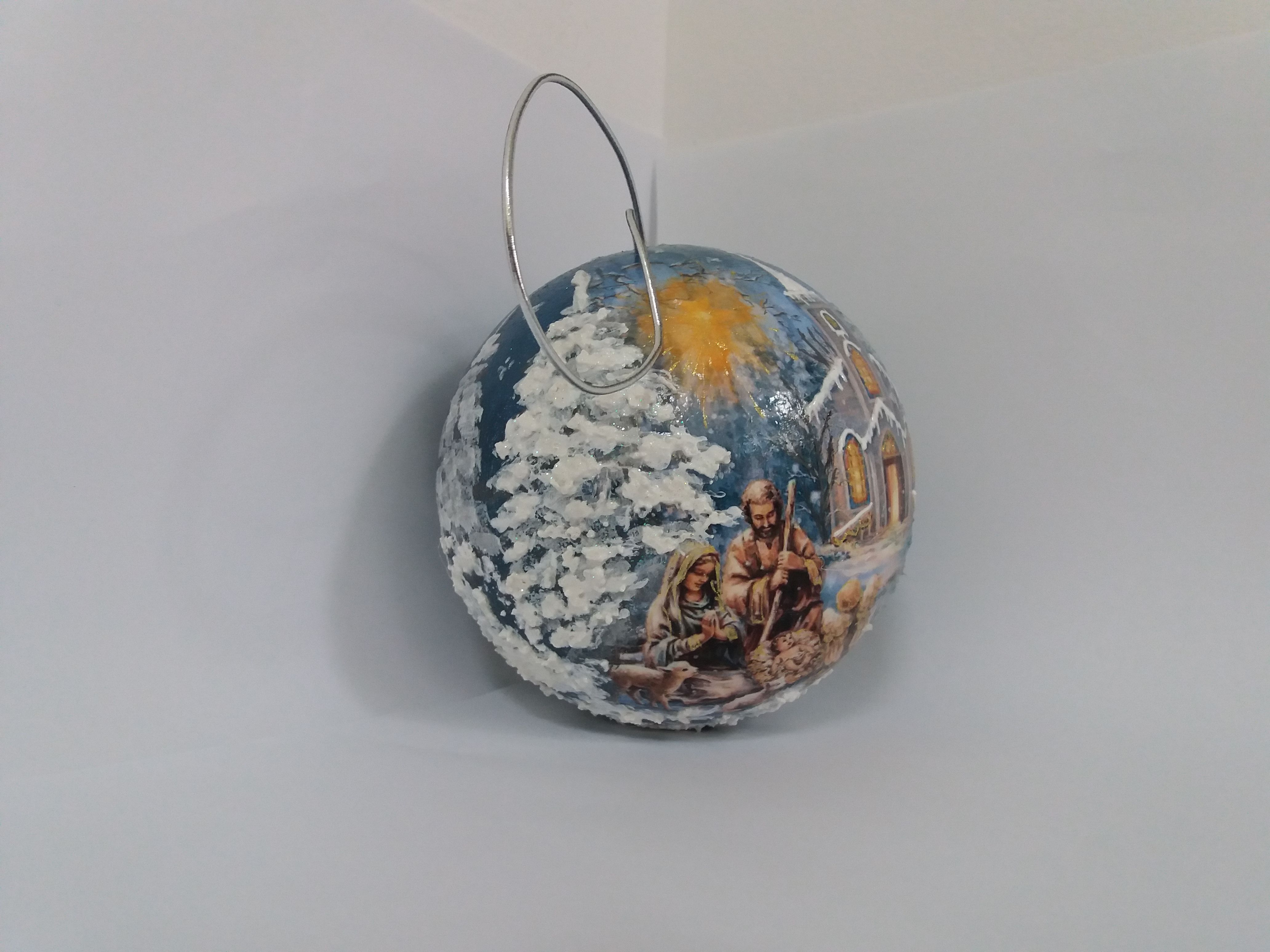 globuri de Craciun personalizate handmade unicate